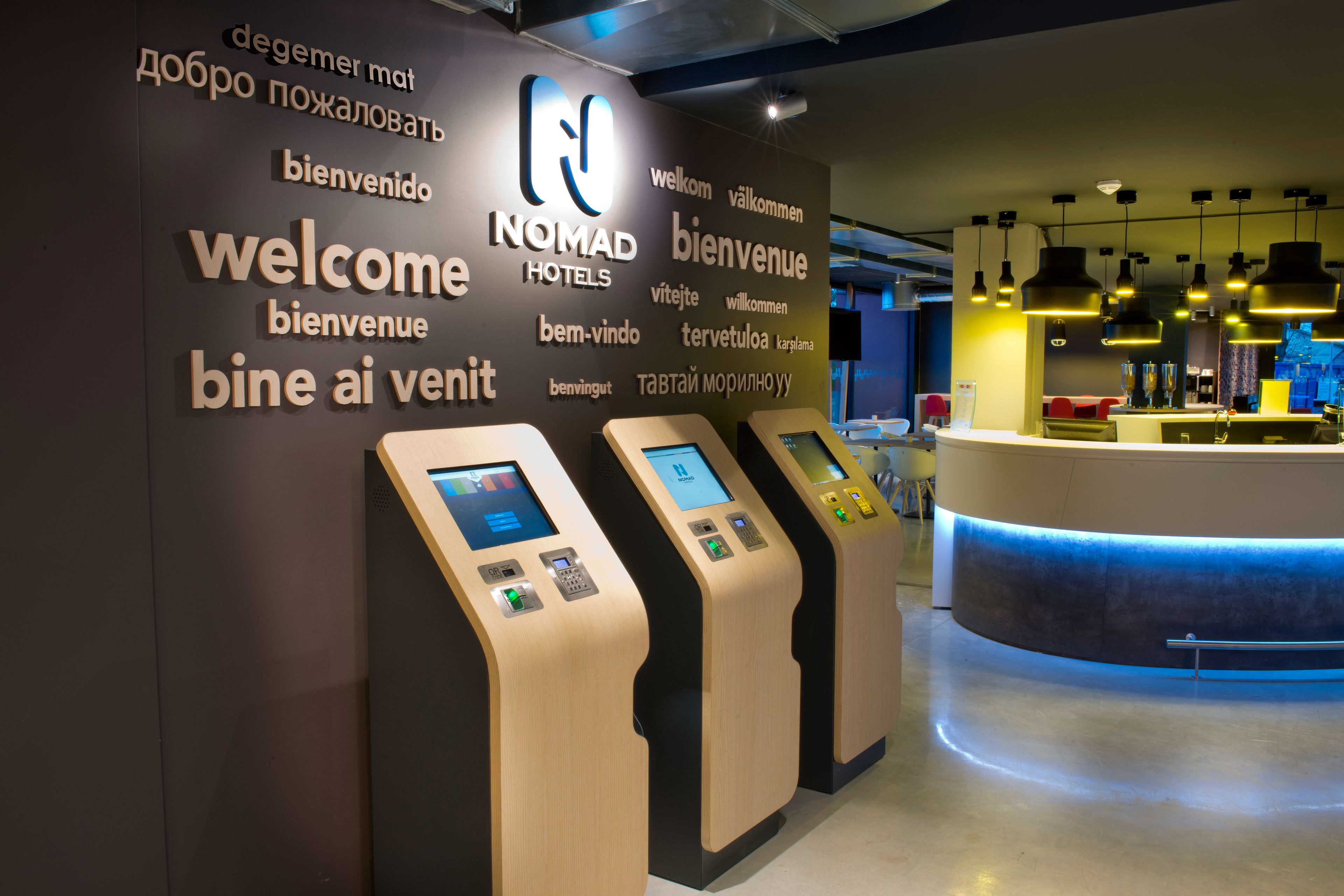 check-in/check-out kiosk