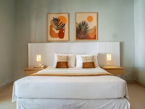 Deluxe Double Room, 1 Bedroom | Egyptian cotton sheets, premium bedding, desk, soundproofing - U Tube Hotel (Ungasan)