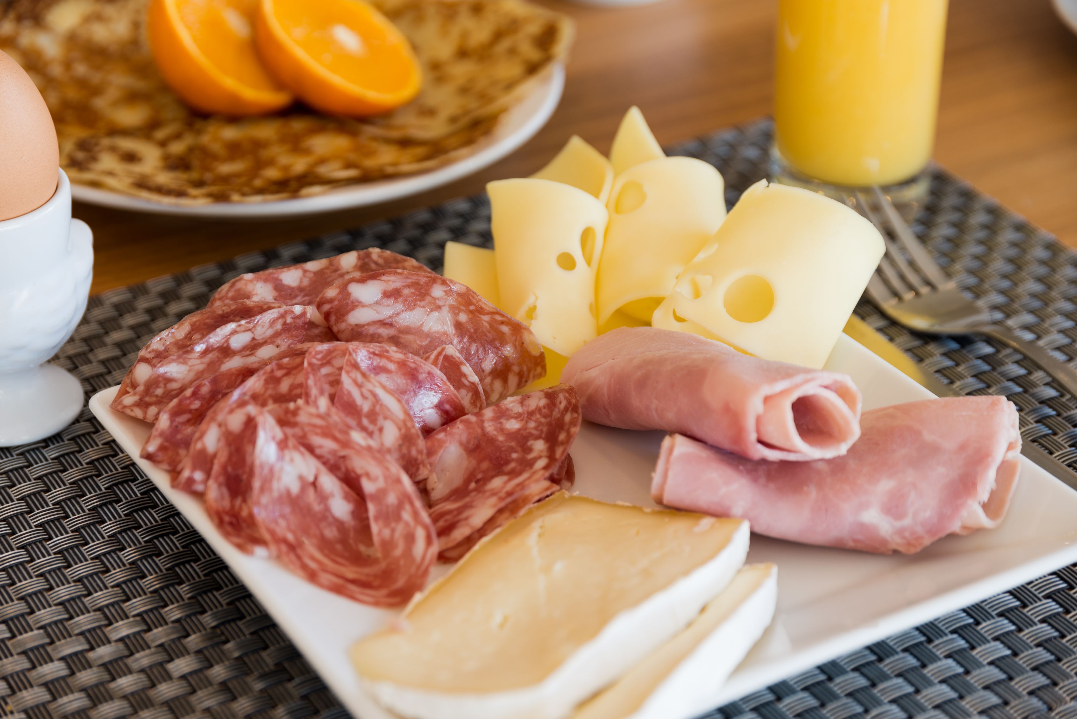daily buffet breakfast (eur 13 per person)
