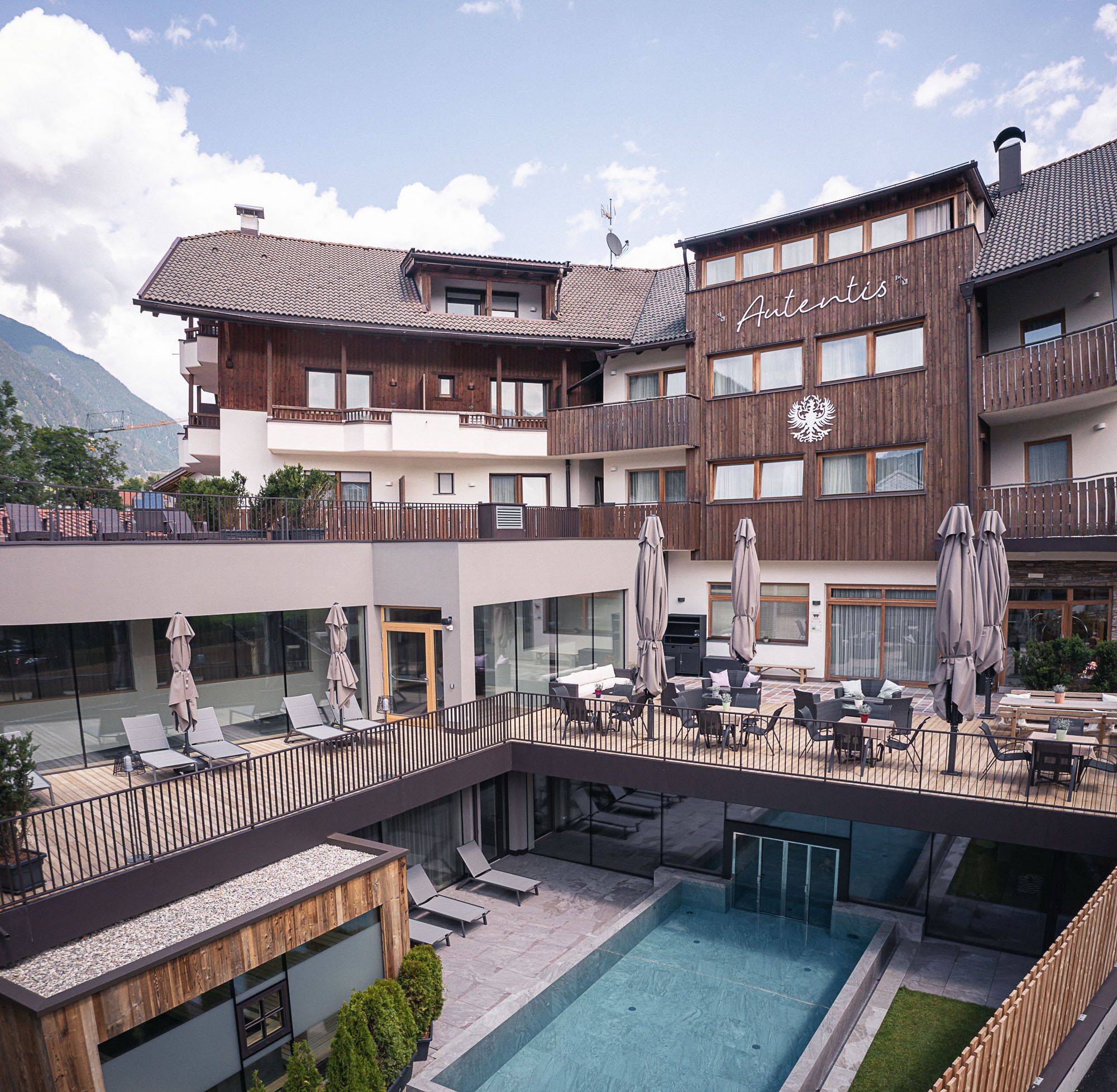 Fassade der Unterkunft