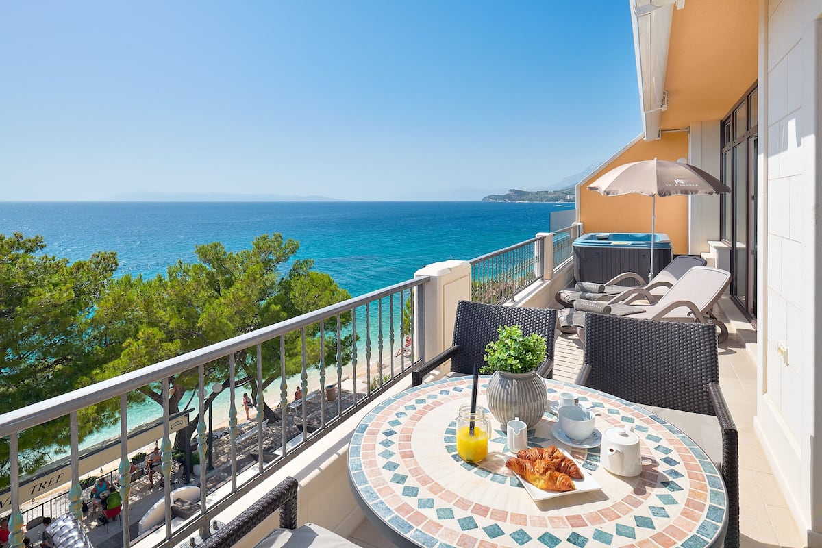Suite Royal, Terraza, vista al mar | Terraza o patio