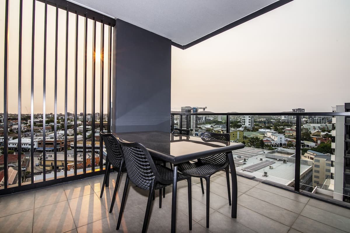 Two-Bedroom One-Bathroom Apartment. | Balcony