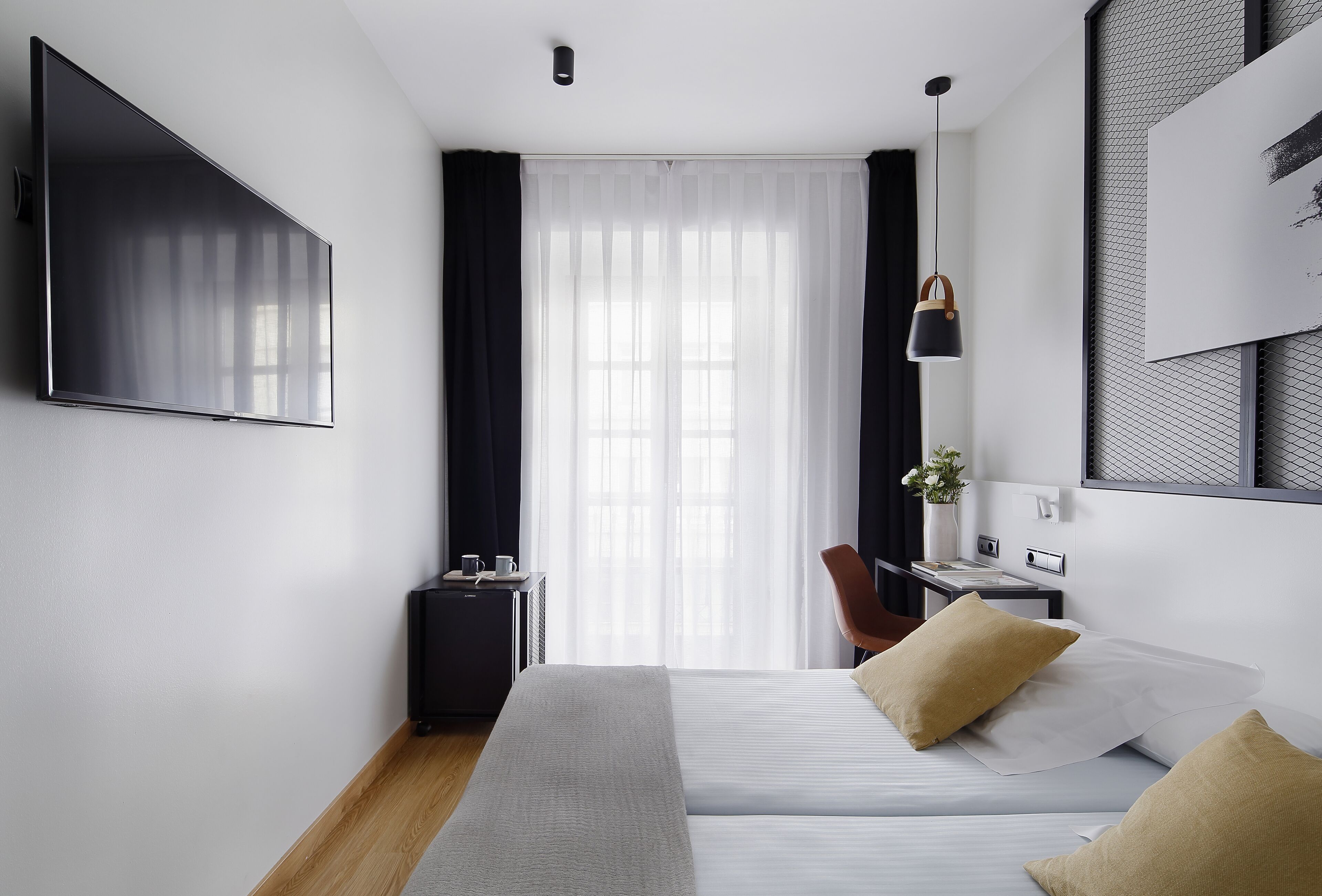 double room | minibar, in-room safe, desk, blackout curtains