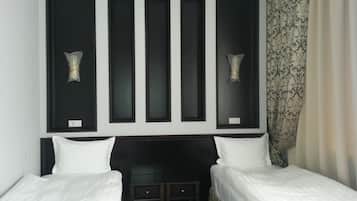 Minibar, caja fuerte, escritorio y sistema de insonorización