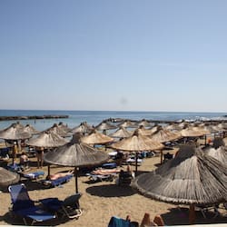 Private beach, sun loungers, beach umbrellas, beach towels