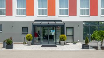 Fassade der Unterkunft