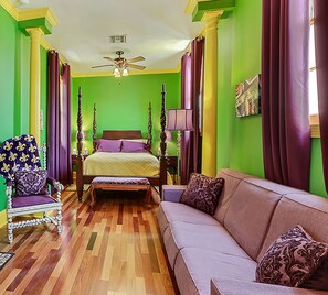 Premium bedding, pillow-top beds, individually decorated