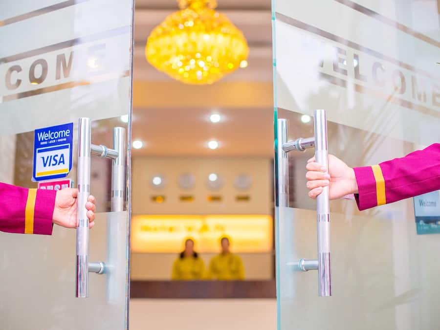 Fachada de la propiedad