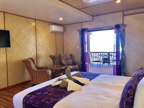 Bungalow Deluxe, en face de la plage | Bureau, Wi-Fi (supplément)