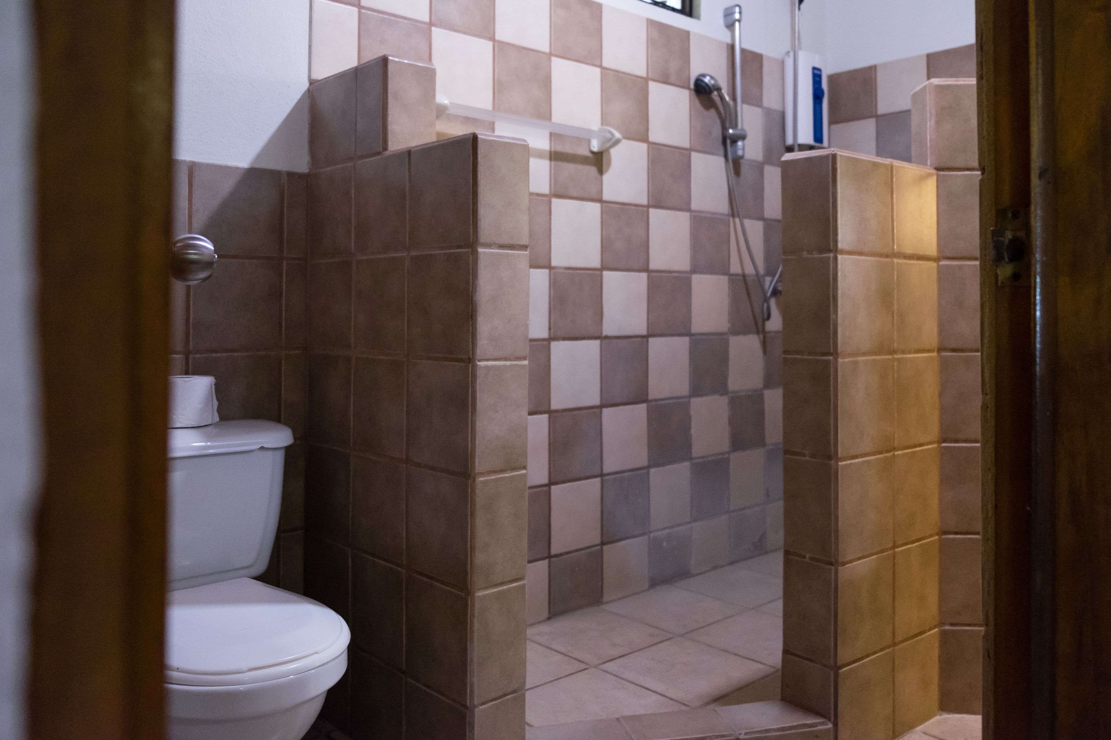 junior bungalow, 2 bedrooms, pool view, garden area | bathroom | shower, free toiletries, hair dryer, towels