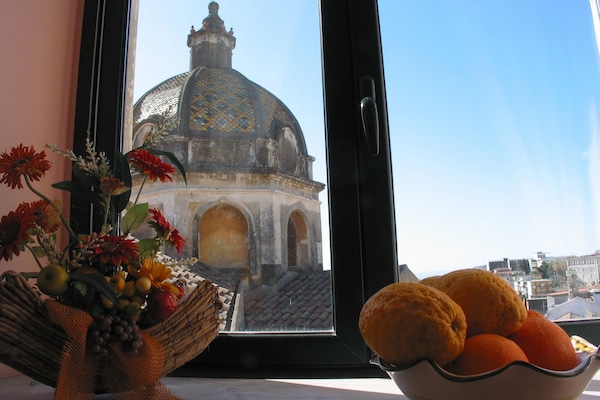 Vue depuis lâhĂ©bergement