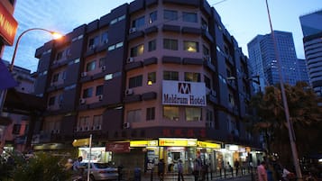 Front of property – evening/night