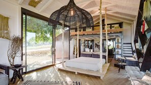 Exclusieve studio suite, 1 kingsize bed, uitzicht op zee