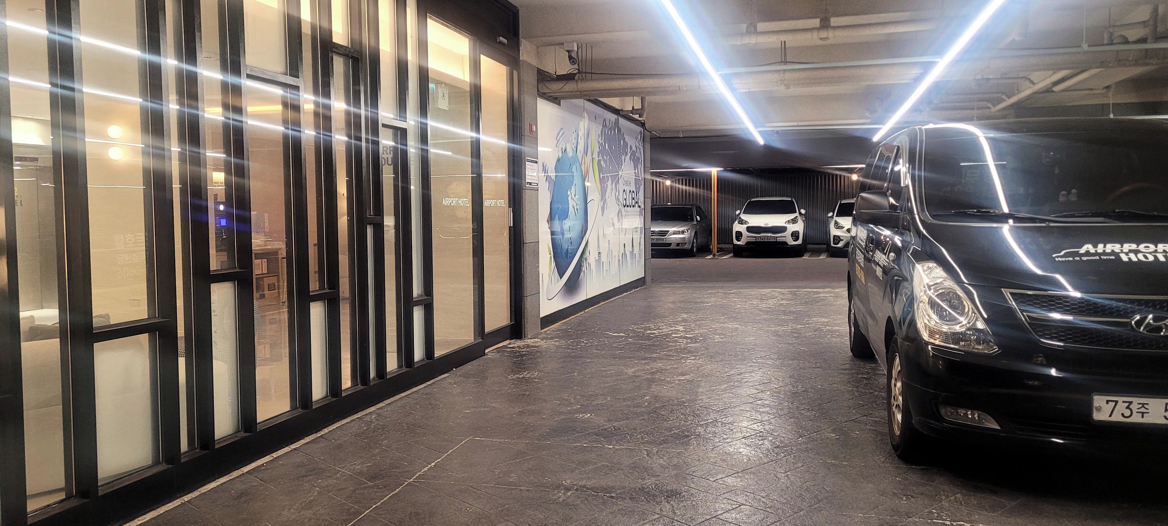 Bobil- eller lastebilparkering