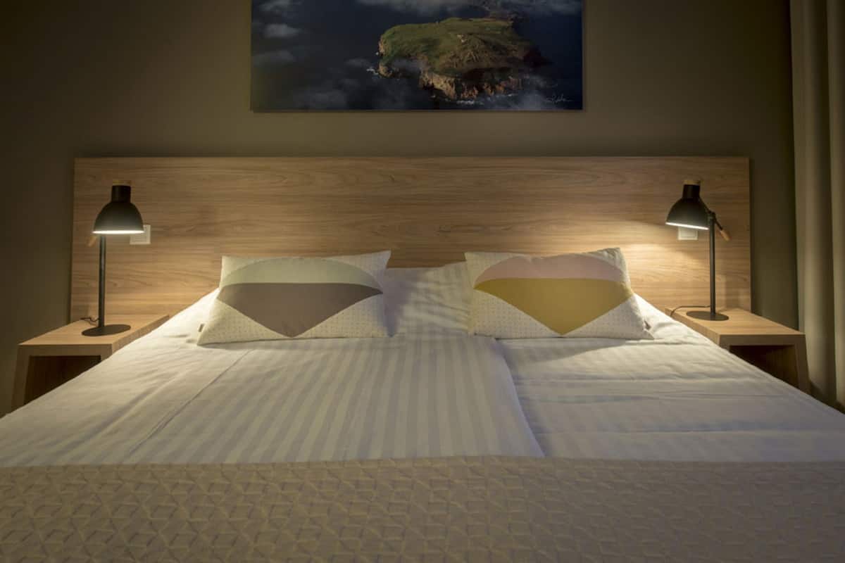 superior double or twin room | desk, laptop workspace, blackout curtains, soundproofing