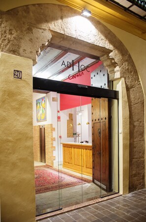 EntrĂ©e de lâhĂ©bergement