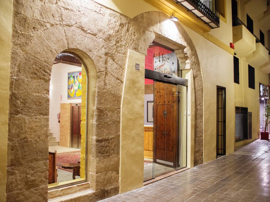 Fassade der Unterkunft