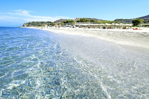 On the beach, beach volleyball