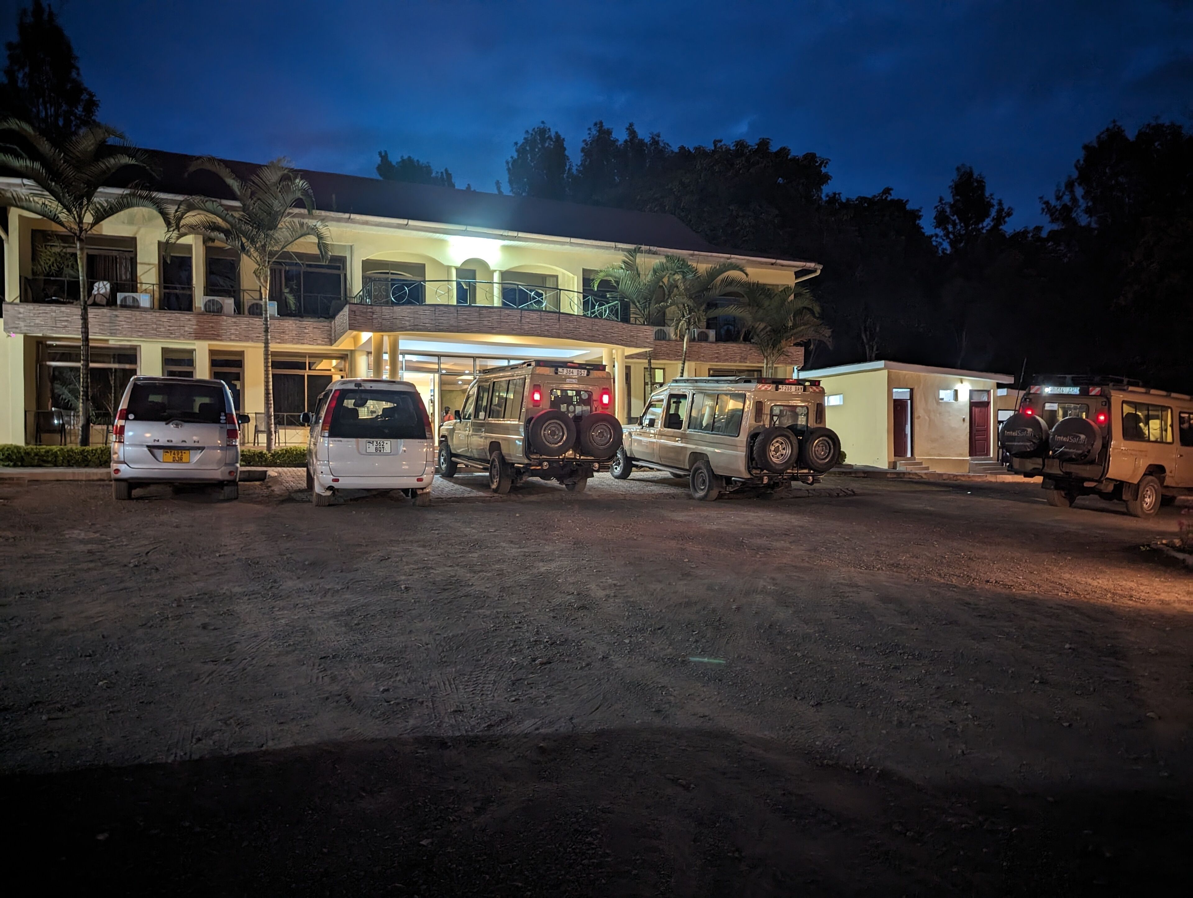 front of property – evening/night