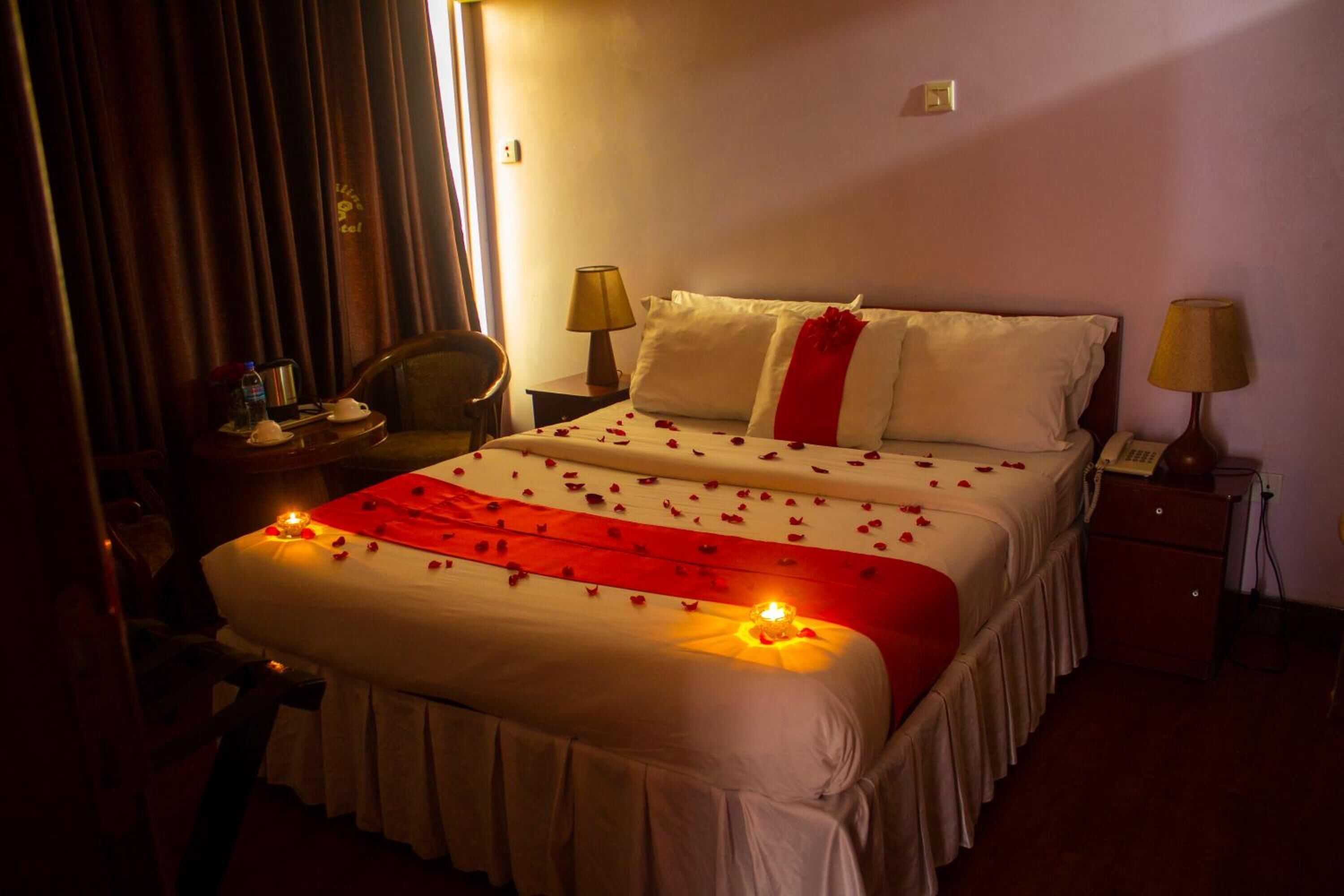 Minibar, desk, blackout curtains, soundproofing