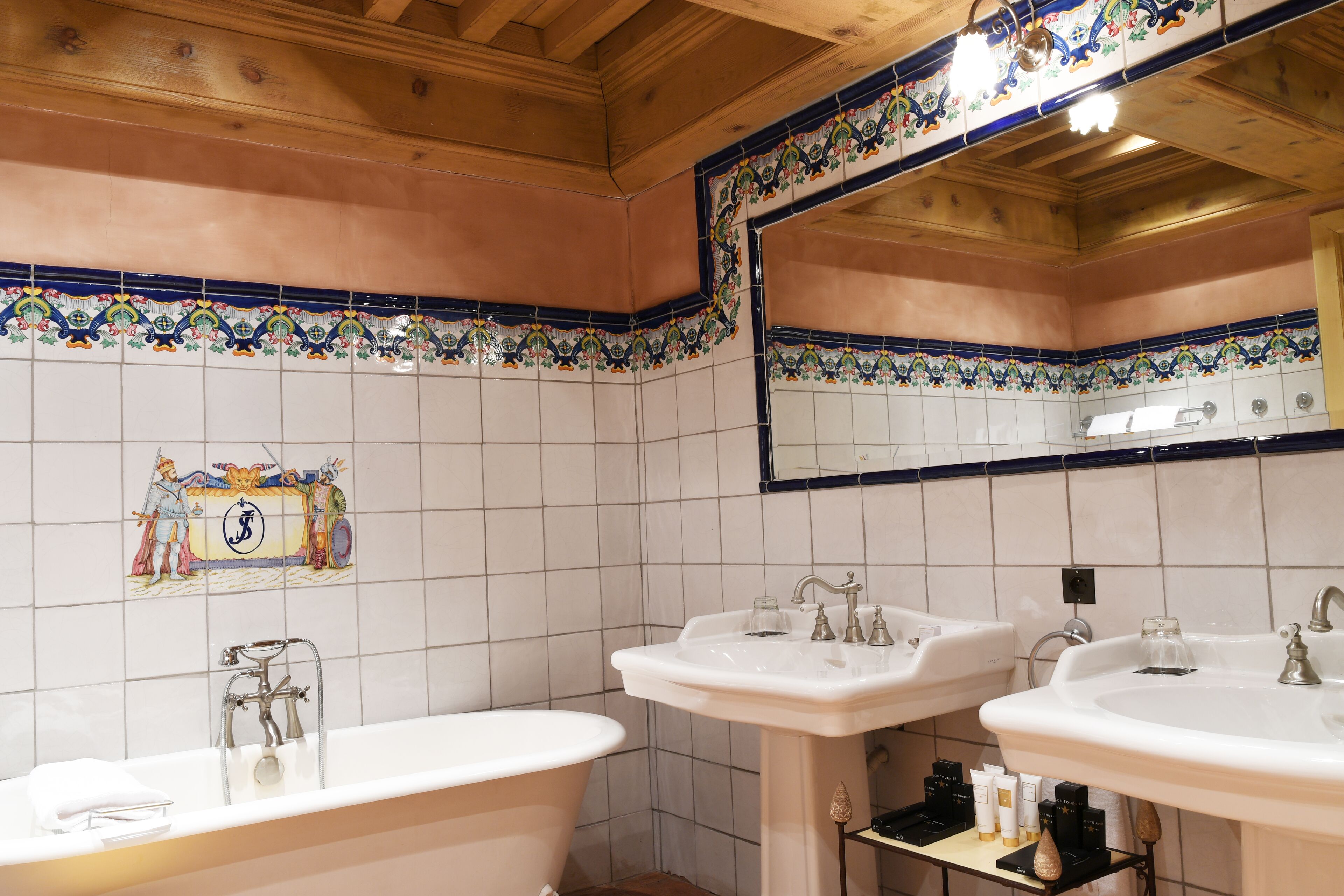 privilege double room | bathroom | designer toiletries, hair dryer, dressing gowns, slippers