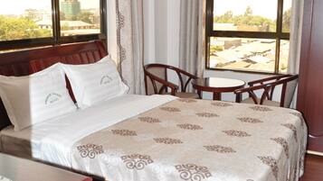 Desk, free cots/infant beds, rollaway beds, free WiFi