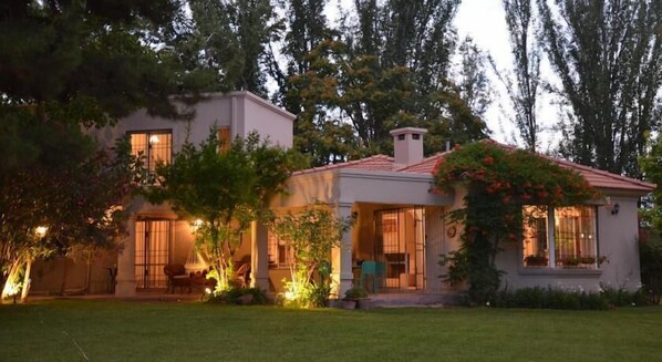 Front of property – evening/night