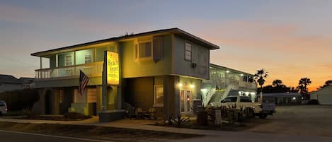 Front of property – evening/night