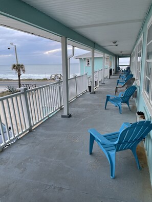 View from room - Beach Front Motel (Flagler Beach)