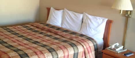 Desk, WiFi, bed sheets