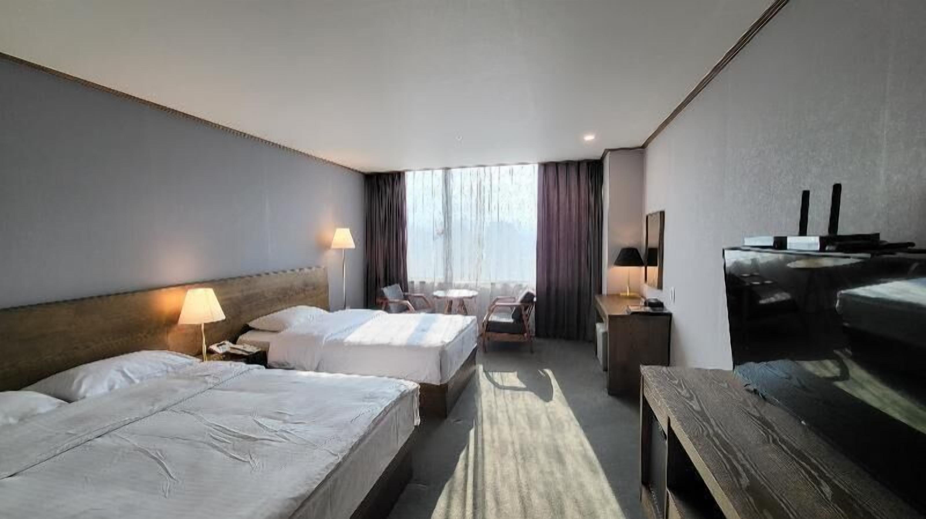 Premium bedding, down comforters, memory foam beds, in-room safe