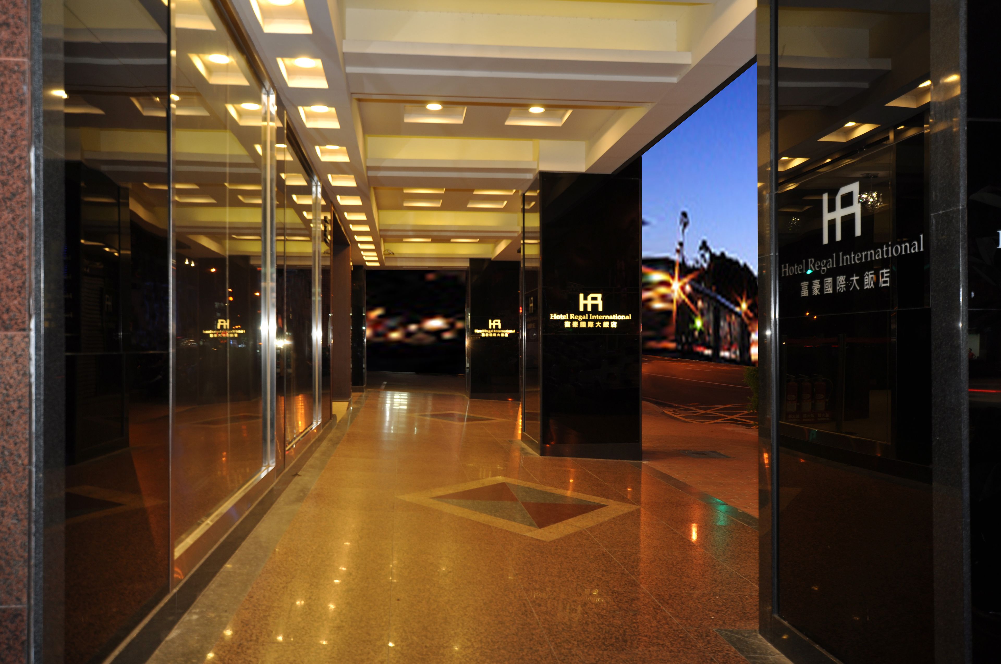 front of property – evening/night