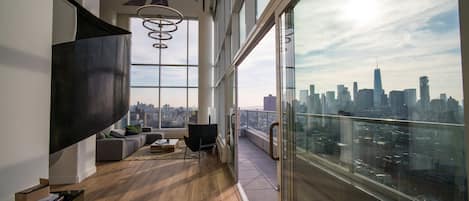 Suite (Penthouse) | Literie de qualité supérieure, minibar, coffres-forts dans les chambres