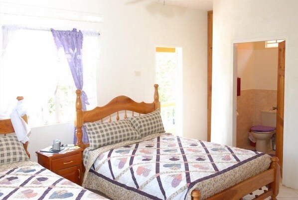 Deluxe Apartment, 2 Double Beds, Ensuite, Garden View