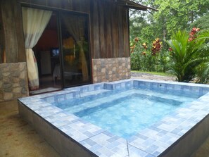 Standard Double Room, 2 Double Beds, Garden View (A/C) | Terrace/patio