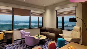 Suite, 1 Bedroom, City View | Premium bedding, in-room safe, desk, iron/ironing board