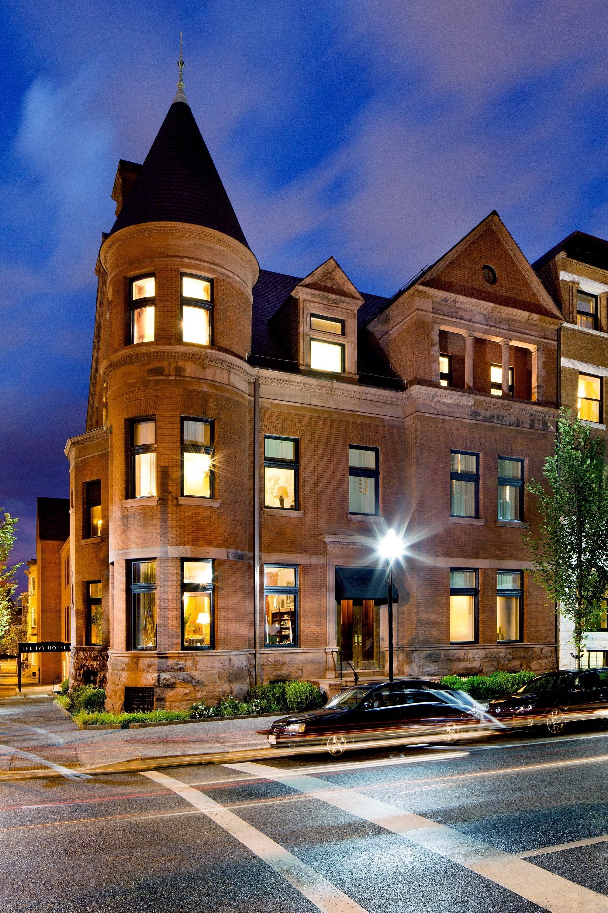 front of property – evening/night