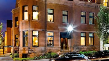Front of property - evening/night