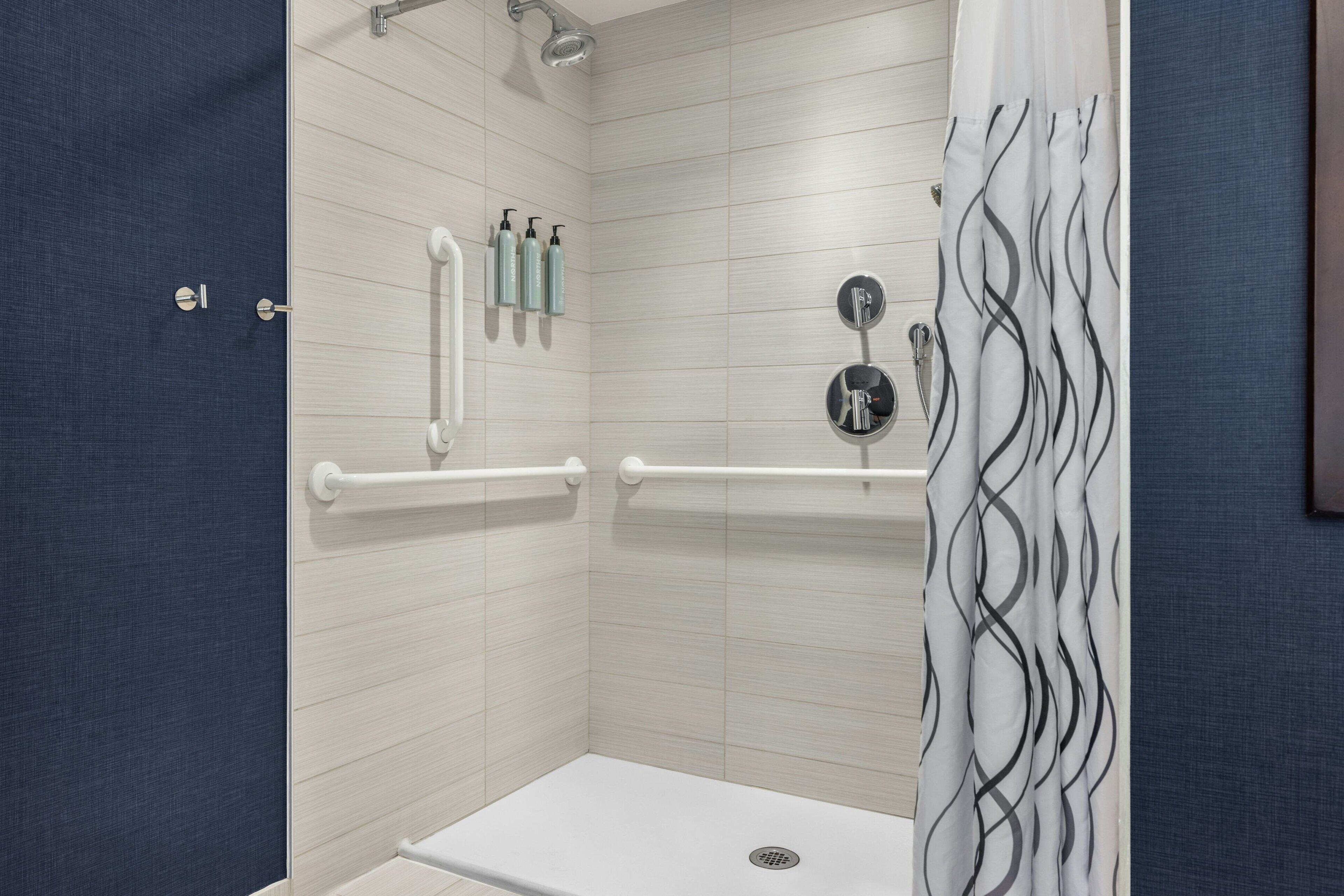 free toiletries, hair dryer, towels, soap