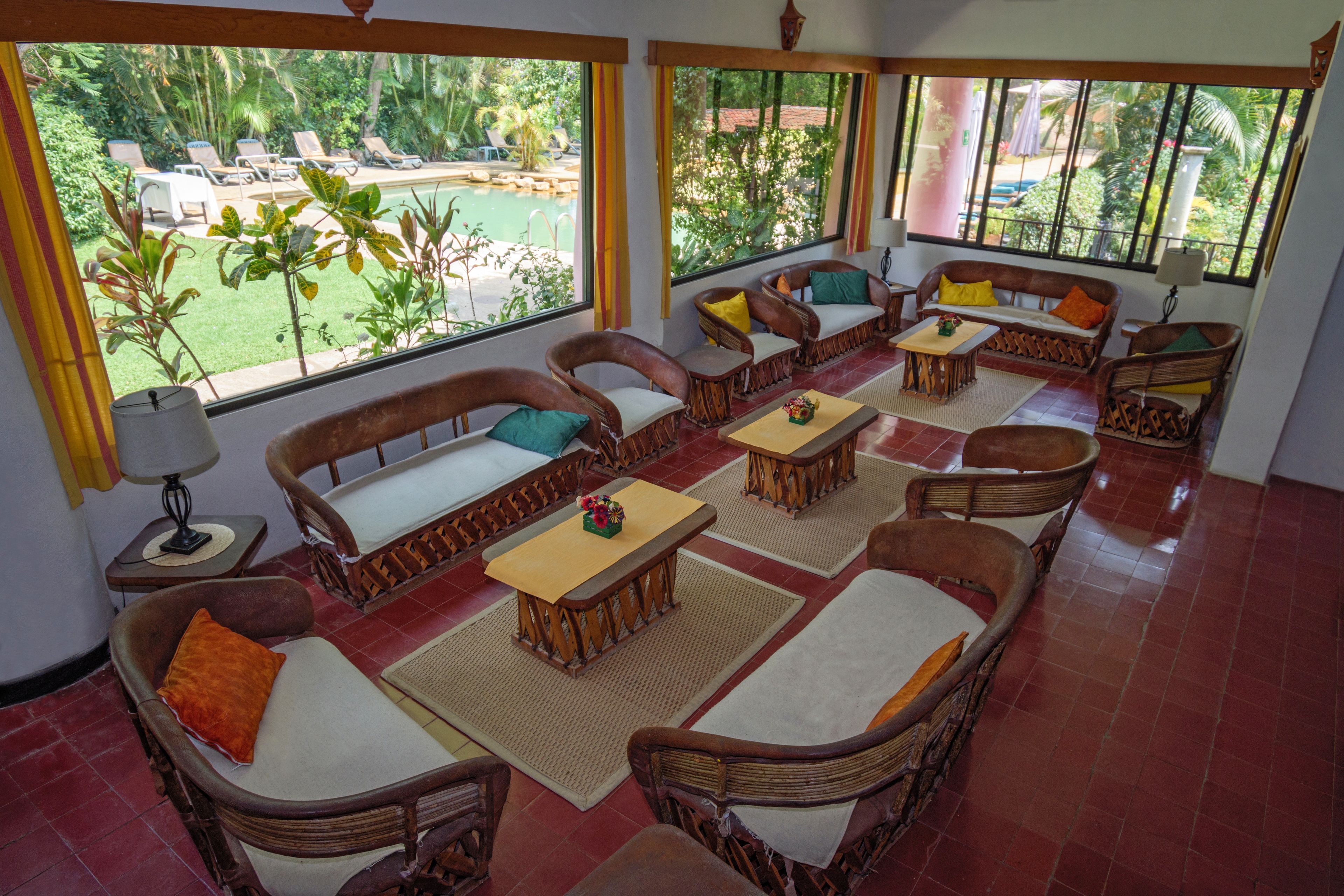 Sala de estar en el lobby