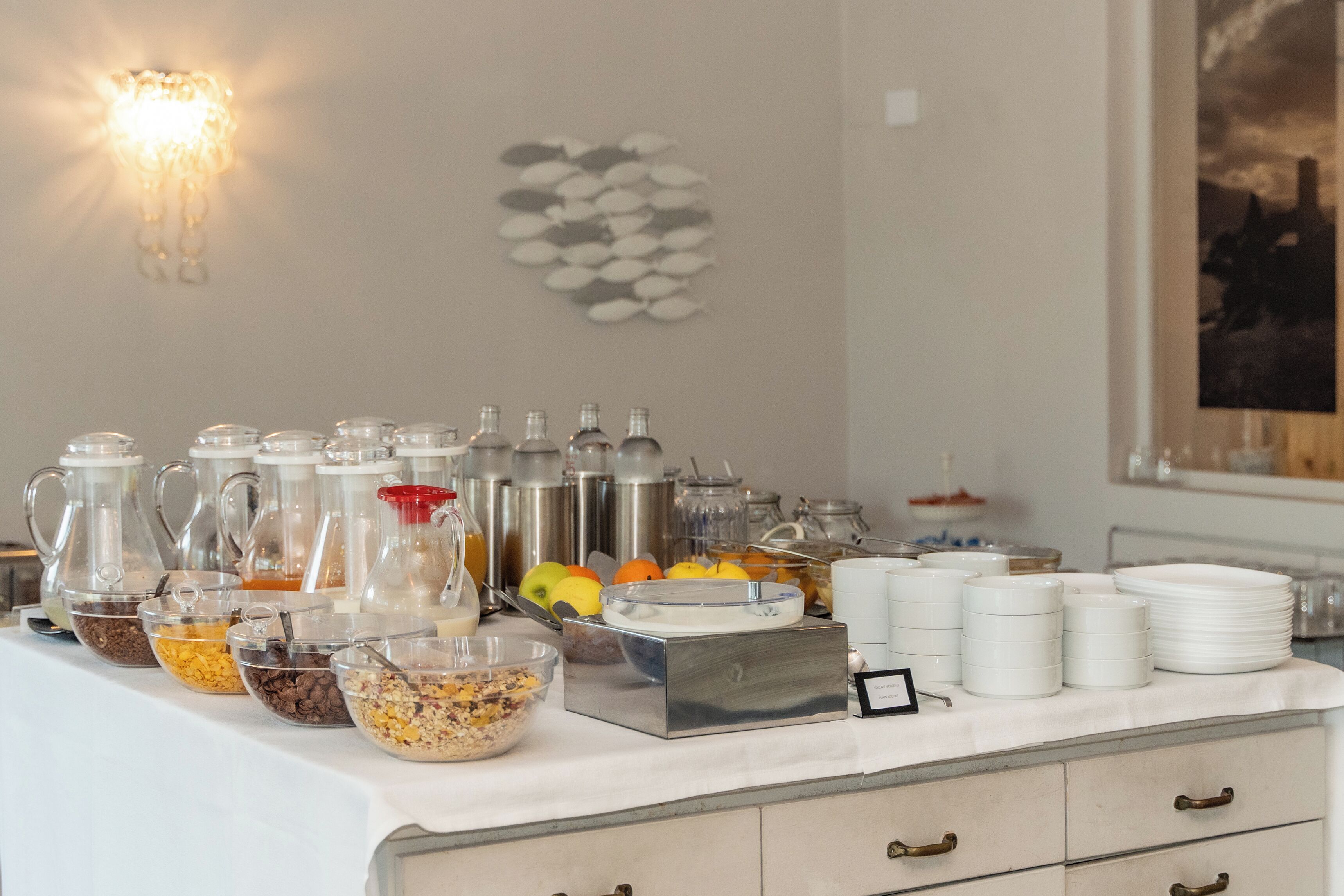 daily buffet breakfast (eur 15 per person)