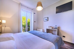 Double or Twin Room, Balcony, Partial Lake View | Premium bedding, in-room safe, iron/ironing board, free WiFi - Hotel Silvio (Bellagio)