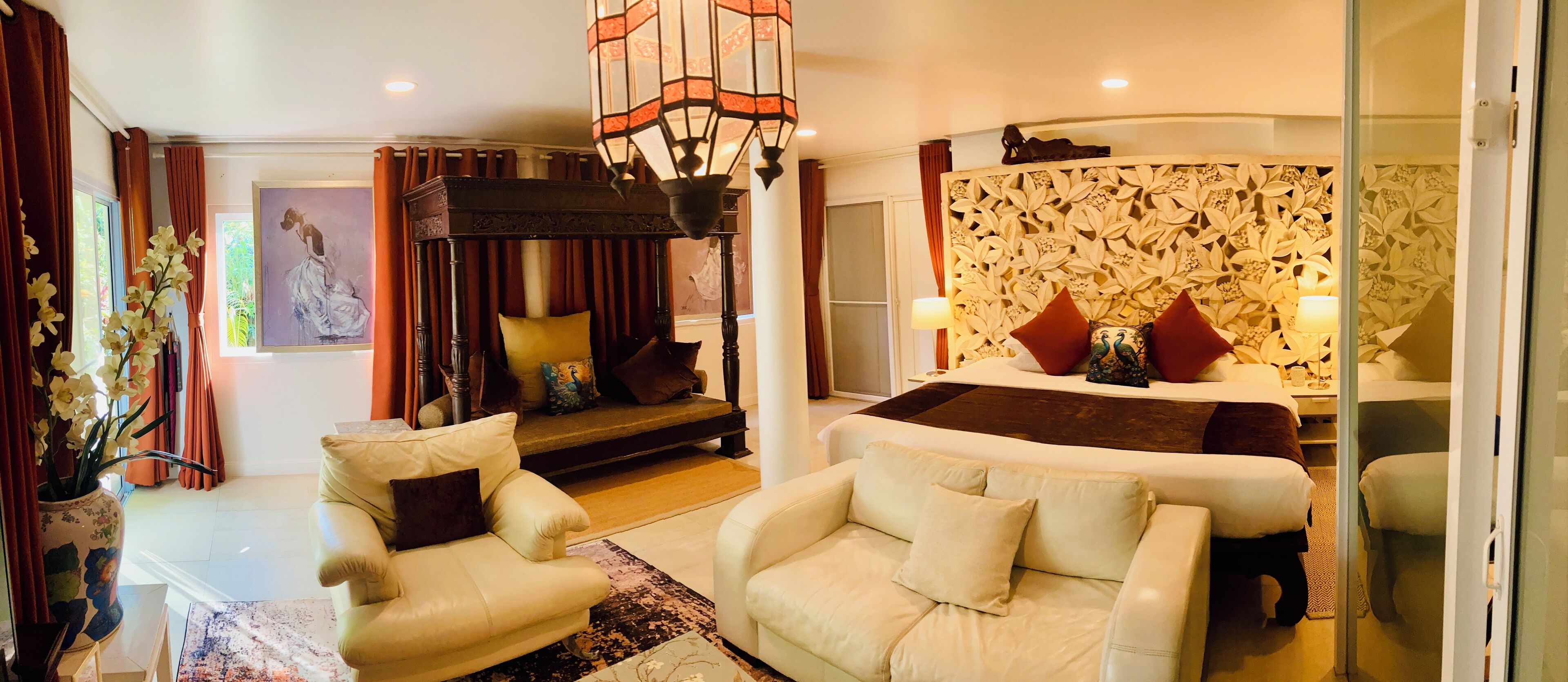 Lotus Deluxe Room | Egyptian cotton sheets, Select Comfort beds, in-room safe