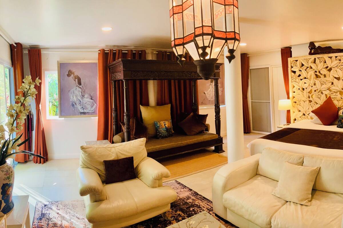 Lotus Deluxe Room | 1 bilik tidur, cadar kapas Mesir, katil Select Comfort