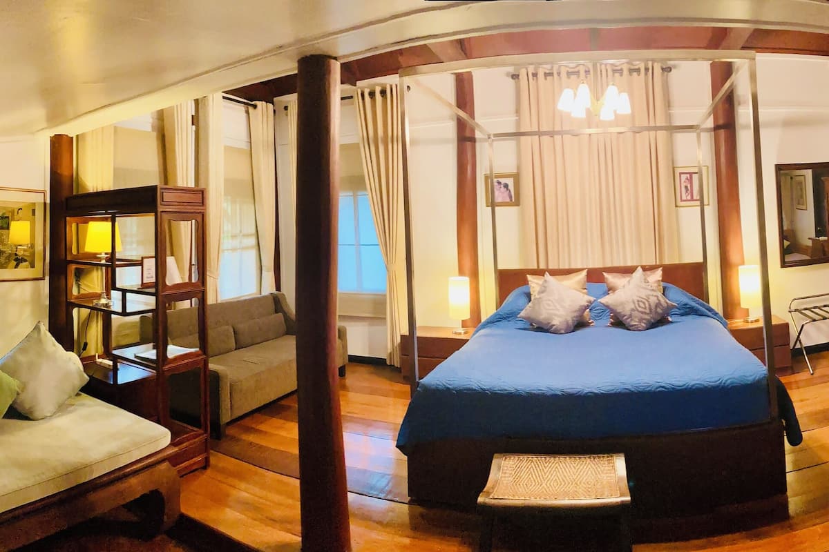 Deluxe Double Room Garden View | エジプト綿のシーツ、セレクト コンフォート製ベッド、セーフティボックス (室内)、遮光カーテン