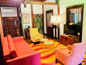 1 Bedroom Villa | 이집트산 면 시트, 셀렉트 컴포트 침대, 객실 내 금고, 각각 다른 스타일의 인테리어