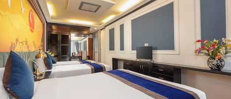 Habitació quàdruple familiar | 1 dormitori, matalassos Tempur-Pedic i minibar