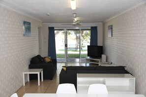 Two Bedroom Waterfront Unit | Living area