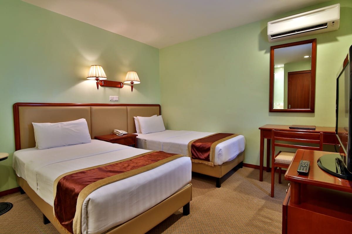 Deluxe Twin kamer | 1 slaapkamer, een bureau, gratis wifi