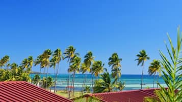 Vue sur la ville depuis lâhĂ©bergement